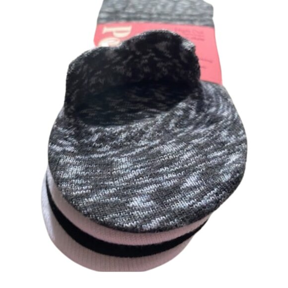 PEDS 12 PAIR Hi Cut NO SHOW Liner Socks ~ Shoe Lace Guard Tab ~ Gel Tab Heel - Picture 5 of 9